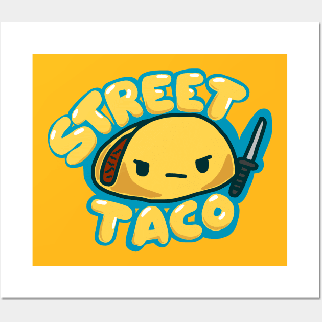 Street Taco Wall Art by klimon